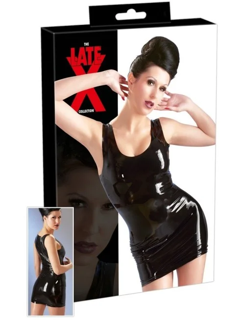 Robe en Latex Noir - L