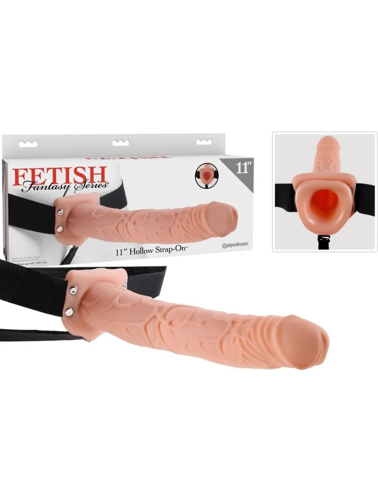 Gode Ceinture Creux Chair fetish Fantasy - 31 cm