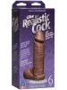Gode Ventouse Vac-U-Lock The Realistic Cock Caramel - 17 cm