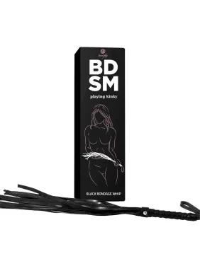 Fouet de bondage noire - Secret play - BDSM collection