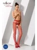 S021R Collants ouverts - Rouge