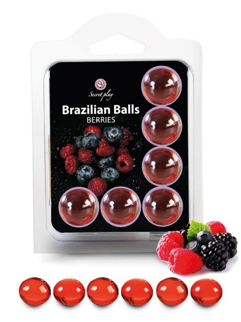 6 Brazilian Balls Fruits des bois 3386-5