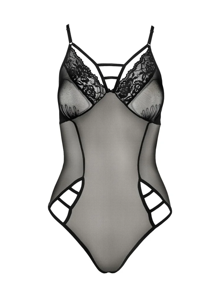 Nuisette satin noir Chilirose Nuisettes CR-4131-N Lerotika Nuisette satin noir Chilirose Nuisettes CR-4131-N Lerotika
