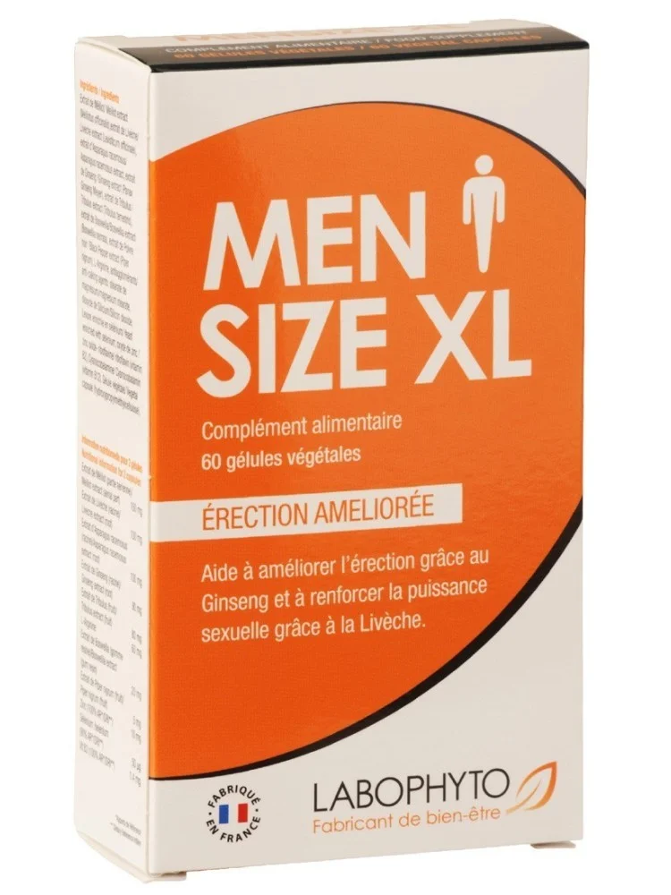 MenSize XL Erection Améliorée - 60 gélules MenSize XL Erection Améliorée - 60 gélules