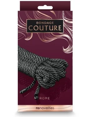 Corde Bondage Couture Noir