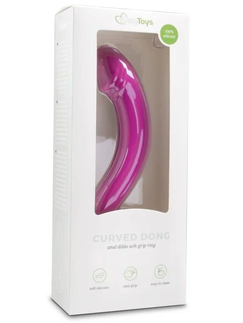 Godemichet Recourbé en Silicone Rose