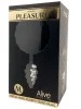 Plug en Métal Medium avec Pompon Noir