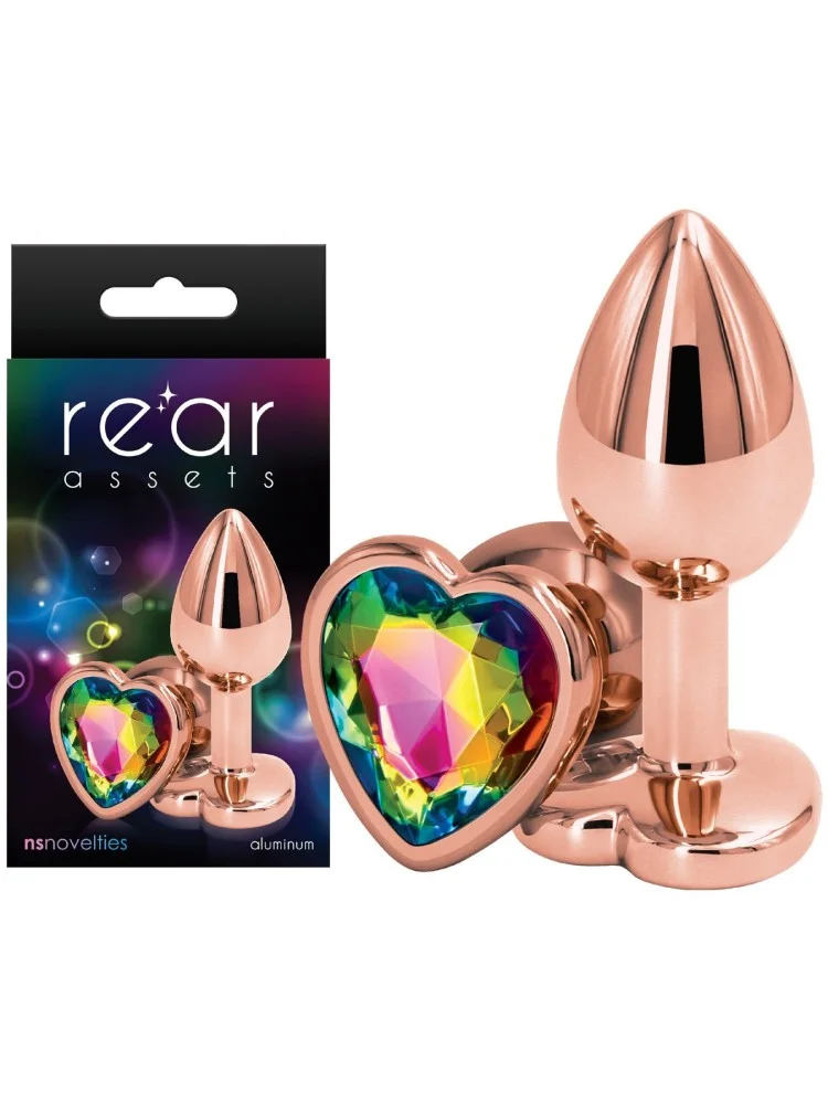 Gode Anal en Aluminium Rear Assets Or Rose S