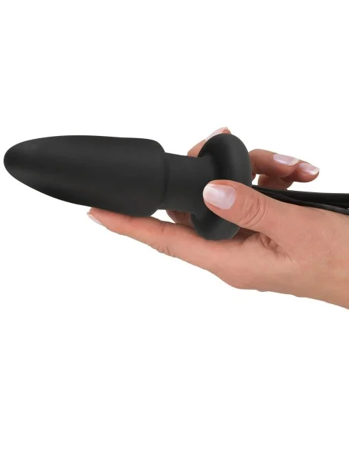 Plug Anal Vibrant et Gonflable en Silicone