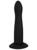 Gode Ventouse en Silicone Black Velvets - 17,5 cm