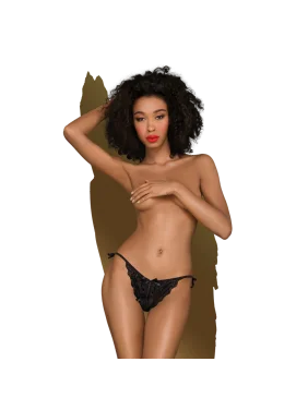 Culotte ouverte noire Too hot to be real - PH0123BLK