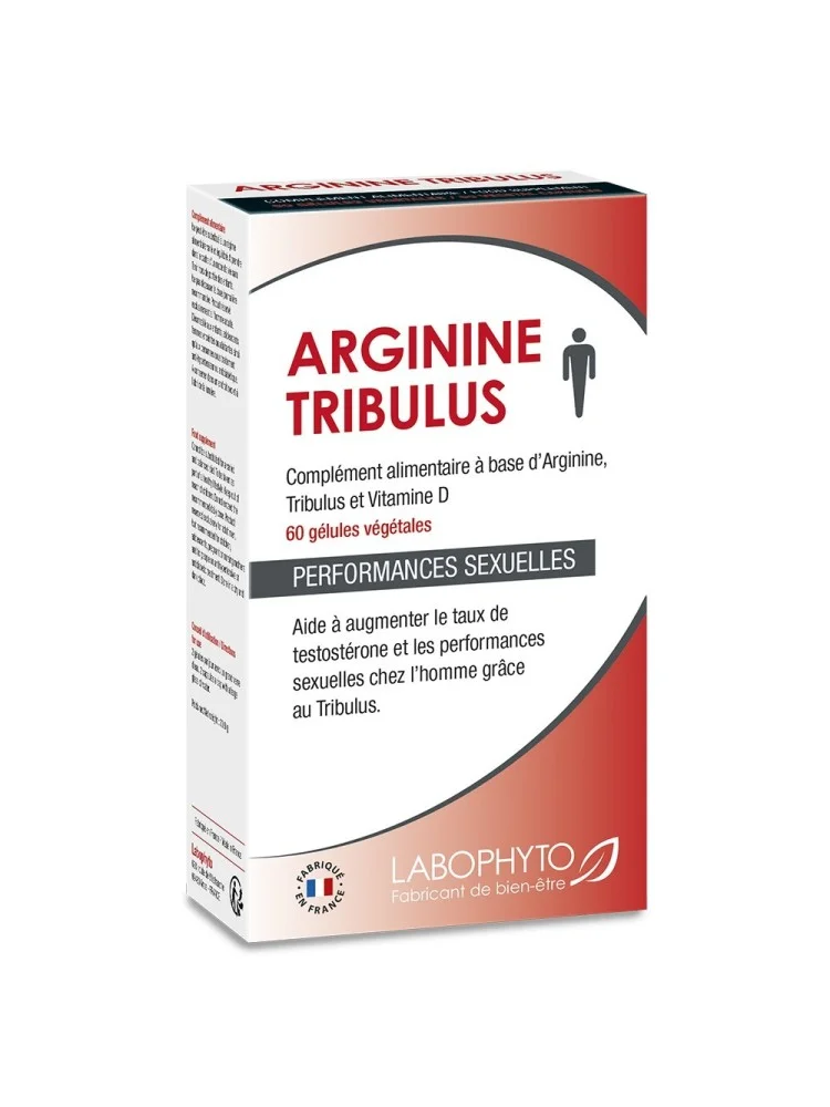 Arginine Tribulus performance sexuelle 60 gélules - LAB19