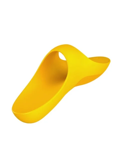 Stimulateur polyvalent jaune à insérer sur le doigt USB Teaser Satisfyer - CC597724