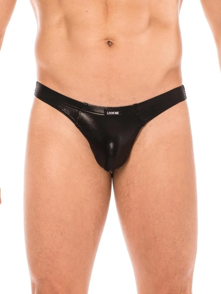 String noir WetLook - LM2102-57BLK