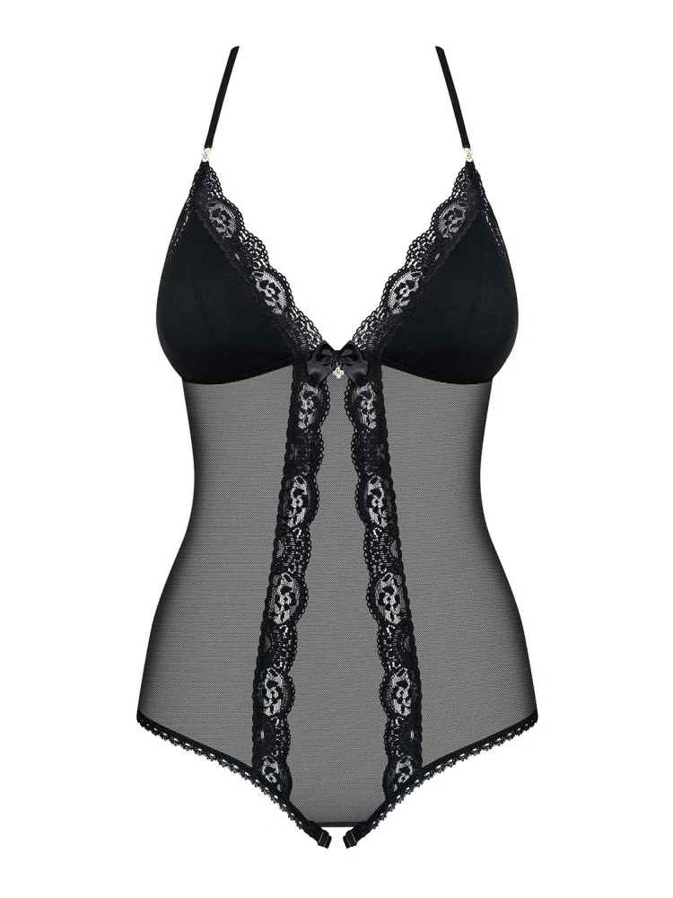 812-COR-1 Guêpière noire string Obsessive 812-COR-1 Guêpière noire string Obsessive